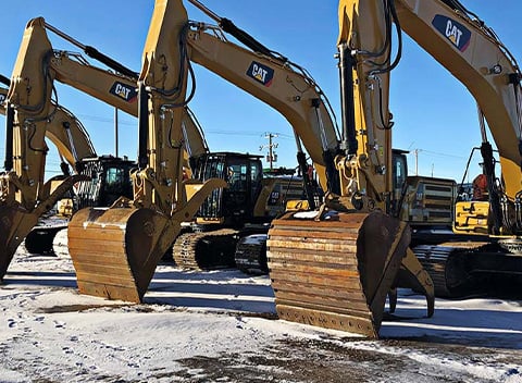 Dozer Loaded on Trailer
